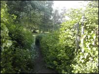 The site of the Breathing Spaces Project Worcester