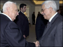 Ariel Şaron ve Mahmud Abbas