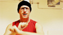 Bryan learning to street dance