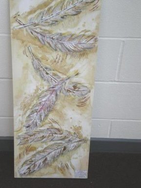 Falling feathers