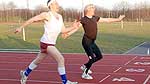Chris Evans and  Jonny Saunders