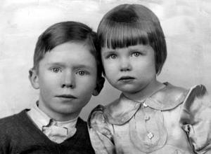 Henry, 11 years old and Jean, 5 years old taken in 1944