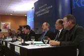 Image of the Criminal Justice Review Group launching its report, 30 March 2000