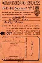 Image of clothing ration coupon book