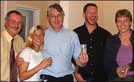 Pic: Wally, Heather, David, Andrew and  Nicky