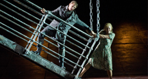 Egils Silins as the Flying Dutchman and Anje Kampe as Senta