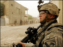 Irak'ta bir ABD askeri