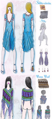 Mexican sky dress